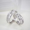 Women's Fashionable Simple Diamond Brushed Ring