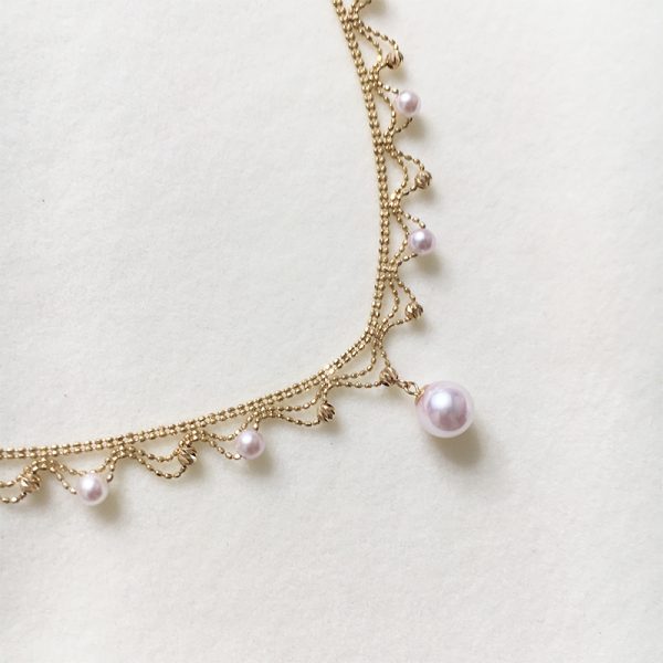 0e33ead3-fa82-489a-90cd-088923953a75.jpg Aurora Japanese 18k Gold Lace Pearl Necklace