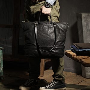 38bc8eee-9832-4be9-90b0-5412c88a5538.jpg Daily Outdoor Large-capacity Travel Handmade Vegetable Tanned Cowhide Handbag Shoulder Tote Bag