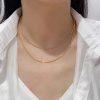 a29f2e85-5621-47ed-ac27-cdfe5dcf2ec9.jpg 18K Gold Necklace Bungee Laser Bead Wave Bead Chain