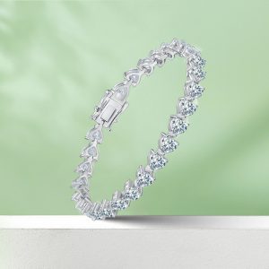 cbacb37a-a492-4697-ba4b-5672da18fb56.jpg S925 Silver Plating 18k Platinum Diamond Bracelet