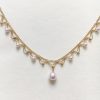 e208cf4e-9dbf-45cd-a5b3-88a520104255.jpg Aurora Japanese 18k Gold Lace Pearl Necklace