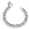 fa18f4b3-590f-44c8-8d18-1abea2e4d1d2.jpg Silver Cuban Bracelet Or Necklace With Moissanite Diamonds