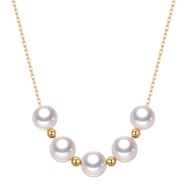 fe37204a-7708-4a9e-813a-d9d236edbee7.jpg Sky Star 18K Gold Pearl Necklace